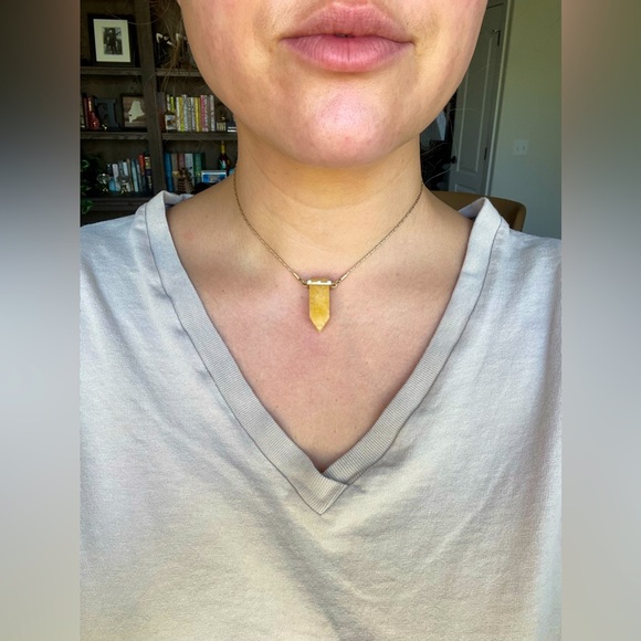 SOLD Crystal Calcite Necklace - Picture 2 of 5